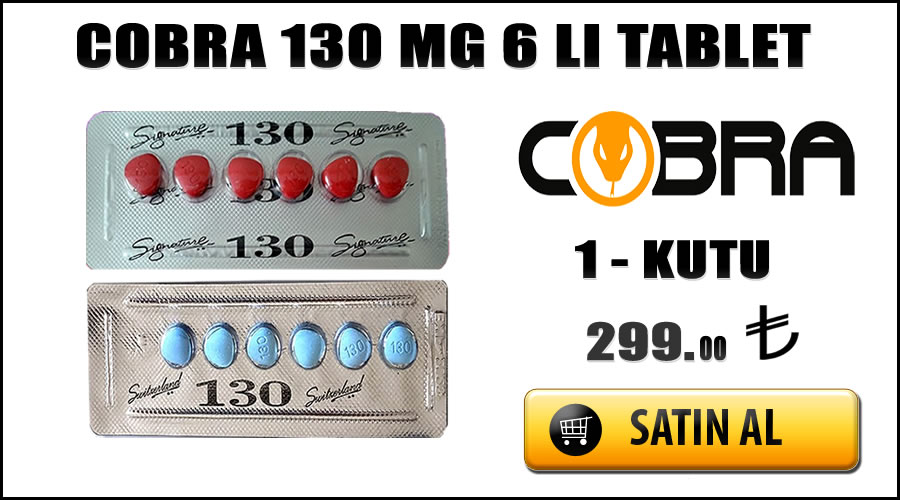 Cobra 130 mg hap online eczane fiyatı